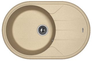 Кухонная мойка Florentina Лотос 780 бежевый